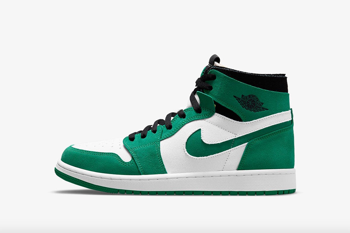 jordan 1's green and white